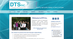 Desktop Screenshot of dtsinctherapy.com